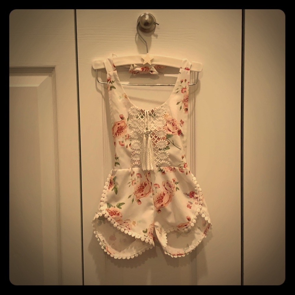 Floral Baby Romper